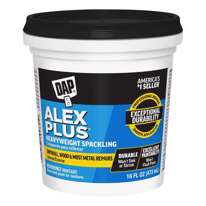 Emery Jensen ALEX PLUS SPACKLING PT wall repair compound pack of 12, ready for drywall patching and surface repairs.