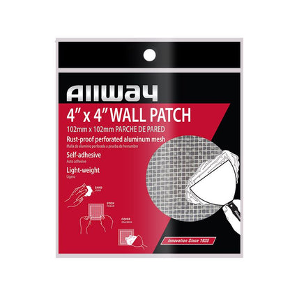DRYWALL MESH PATCH 4X4" - Pack of 10