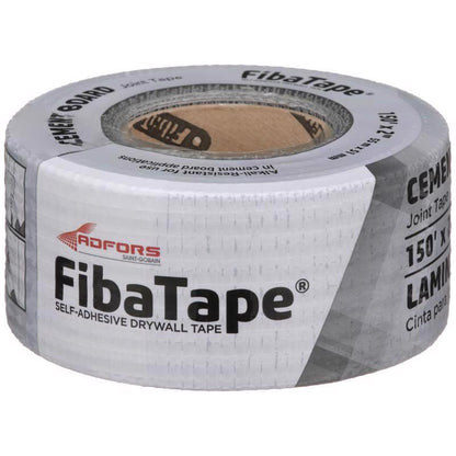 Emery Jensen cement board wall repair tape, 2 inches by 150 feet, for sealing and patching cement board surfaces.