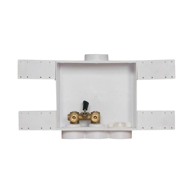 Emery Jensen washing machine box with single outlet, durable packaging for appliance shipping and protection.