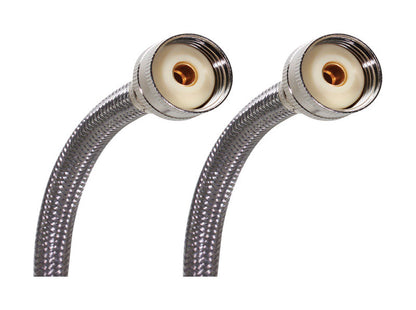 Emery Jensen CONNECTR washing machine hose, 3/4 inch x 3/4 inch x 60 inches, flexible water supply connector.
