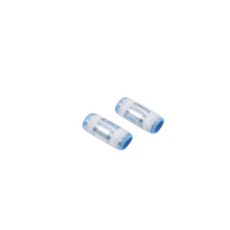 Emery Jensen 3/4x3-inch PEX nipples for water heater connections, plumbing accessories, and fittings.