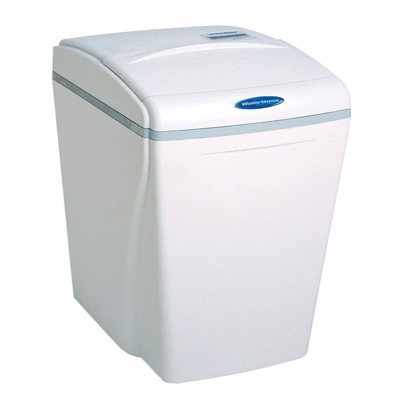 Emery Jensen water softener system with 22000GRN capacity, showing the unit installed for household water softening.