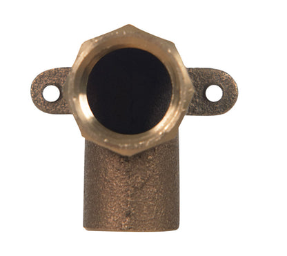 Emery Jensen DRP ear elbow 90-degree water supply fitting, 3/4 inch, made of durable metal for plumbing connections.