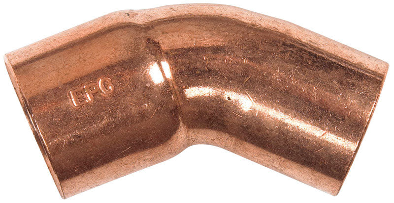 ELBOW STREET 45 1"COPPER