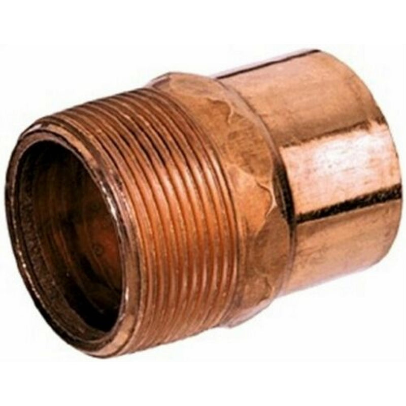 MALE ADAPTER 1/2" COPPER - Pack of 50