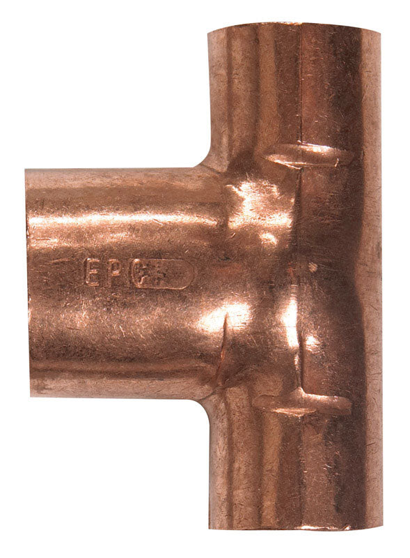 Emery Jensen water supply fitting TEE C x C x C1/2X1/2X3/4 showing a metal tee connector for plumbing systems