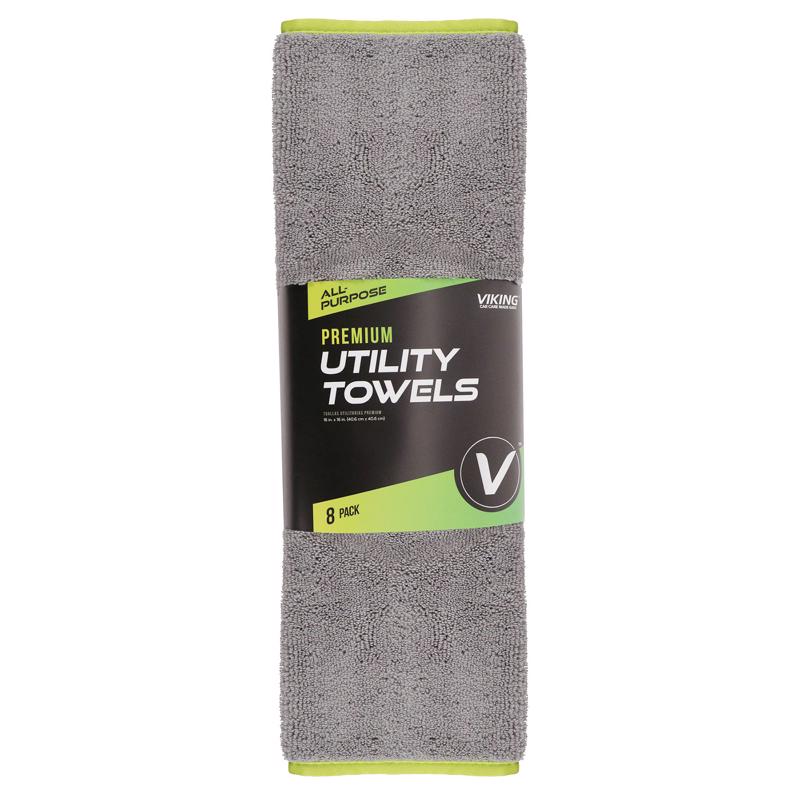 Emery Jensen Monster Utility TWEL 8-pack wax and cleaning cloths, soft fabric for polishing and cleaning surfaces.