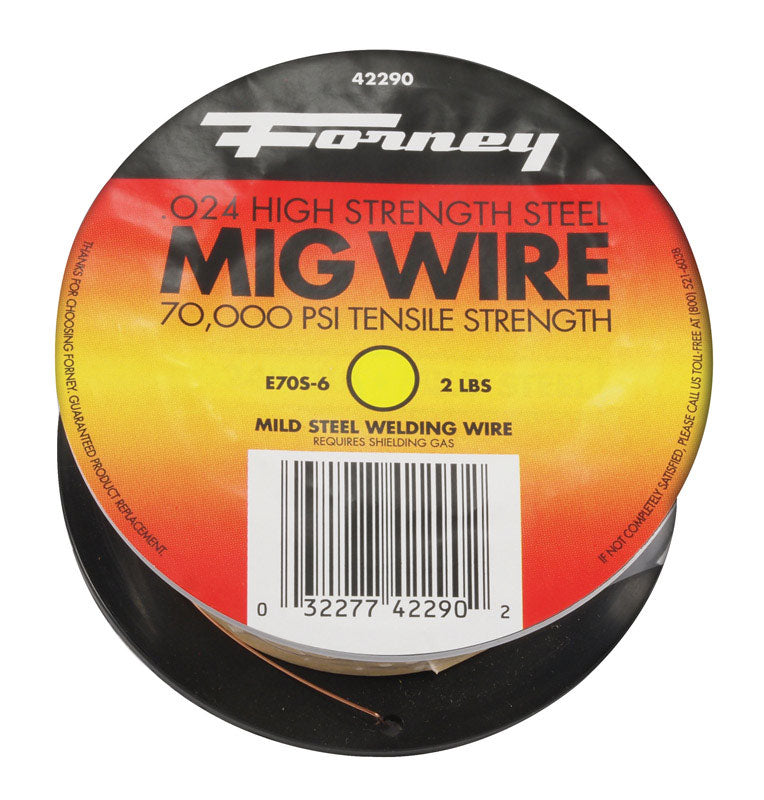 Emery Jensen MIG welding wire .024 for welding accessories, shown in a close-up image of the spool and wire spool.