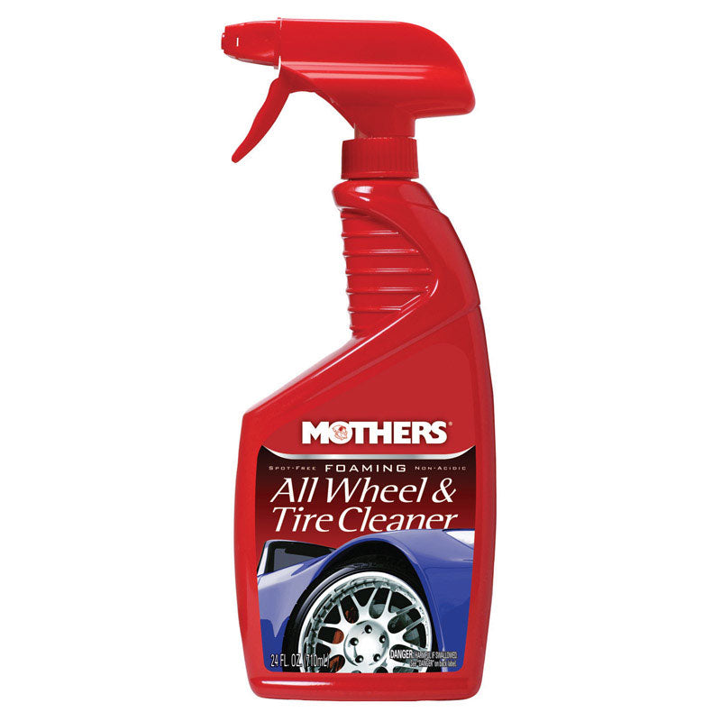 Emery Jensen All Wheel Cleaner 24oz bottle, a wheel care product with a spray nozzle for cleaning car wheels.