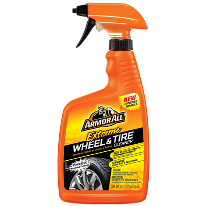 Emery Jensen CLEANR Wheel 24 oz bottle for wheel care and cleaning, featuring a white cap and label on a gray background.