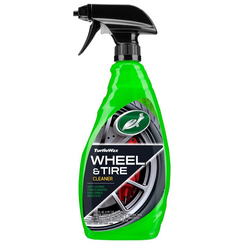 Emery Jensen Wheel & Tire Power Cleaner 23oz bottle, wheelcare product for cleaning car wheels and tires.