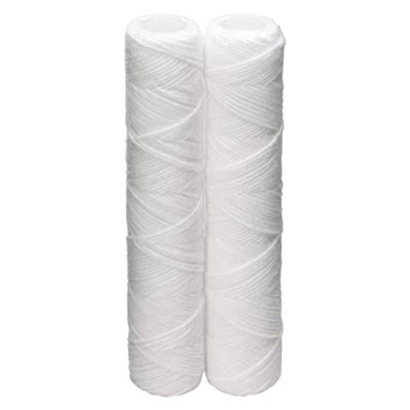 Two Emery Jensen CW-F whole house filter cartridges for clean, filtered water in your home plumbing system.