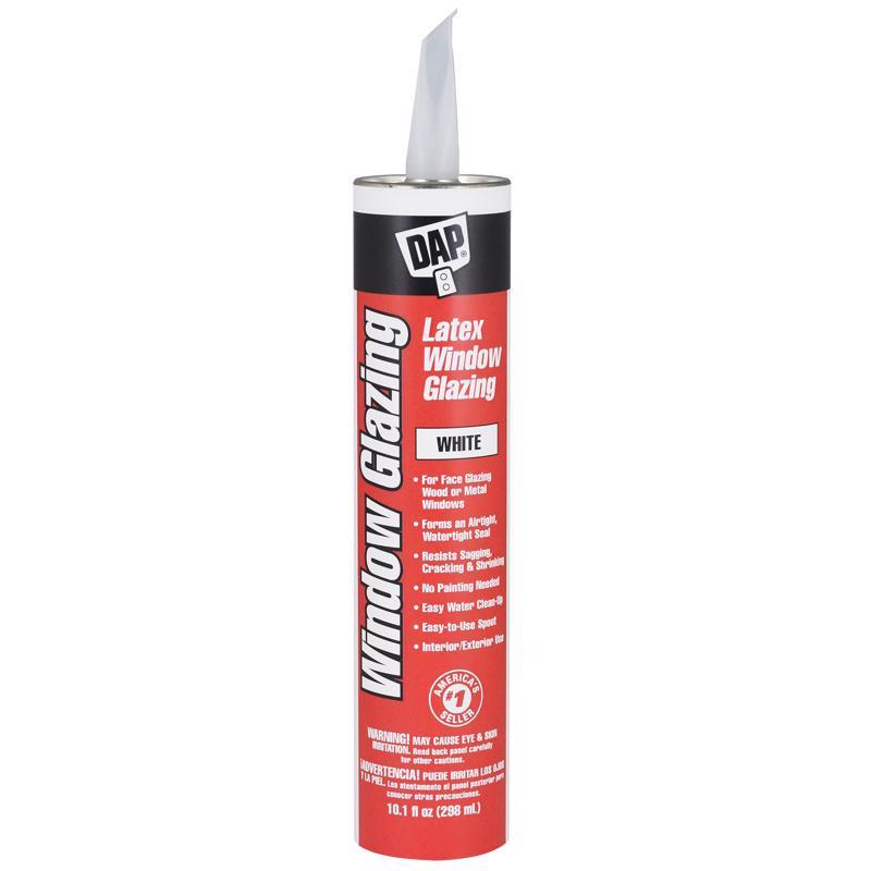 GLAZING CAULK Wht10.1oz - Pack of 12