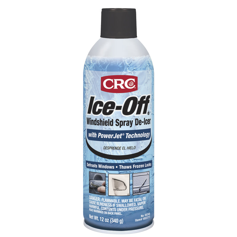 Emery Jensen windshield de-icer 12 oz bottles, pack of 12, for defrosting and antifreeze protection on vehicle windshields.