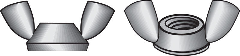 NUT WING 10-24 SS 100PK