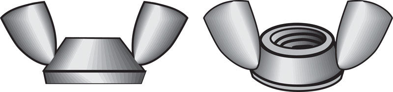 Emery Jensen wing nuts CF Z 1/4-20 for fast, secure fastening, shown in a close-up image with a metal wing nut design.