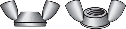 Emery Jensen wing nuts CF Z 1/4-20 for fast, secure fastening, shown in a close-up image with a metal wing nut design.