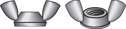 Emery Jensen wing nuts CF Z 10-24, metal wing nuts with ergonomic design for easy hand tightening and secure fastening.