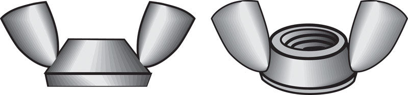 Emery Jensen wing nuts CF Z 8-32, metal fasteners with wing-shaped grips for easy hand tightening and loosening.