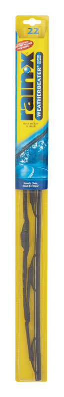 Emery Jensen RainX WB 22-inch wiper blade installed on a vehicle, designed for clear visibility in all weather conditions.