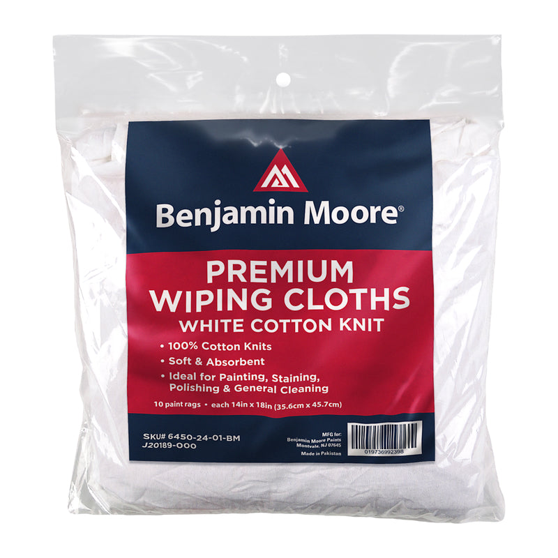 WIPING CLOTH COTTON 10PK - Pack of 24