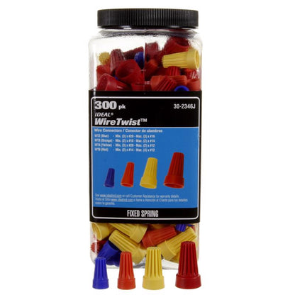 WIRE CONNECTR AST 300PK