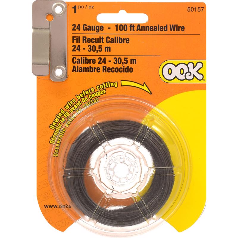 Black hobby wire by Emery Jensen, 100 feet length, coiled wire suitable for crafting and DIY projects.