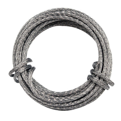Emery Jensen 30lb gauge picture wire, 9-foot length, coiled wire suitable for framing, hanging artwork, or craft projects.