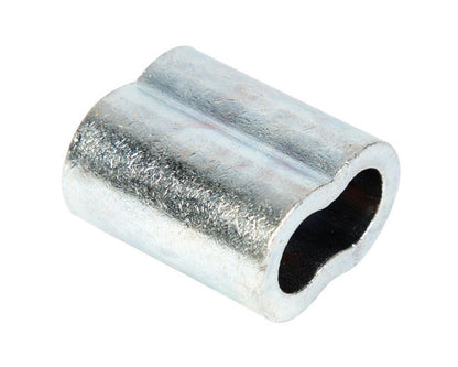 Emery Jensen aluminum cable sleeve for wire rope clips, 1/16 inch diameter, durable and suitable for securing wire ropes.