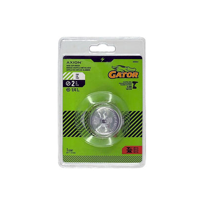 WIRE CUP BRUSH CRIMPD 2"