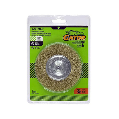 WIRE WHEEL BRUSH CORS 4"