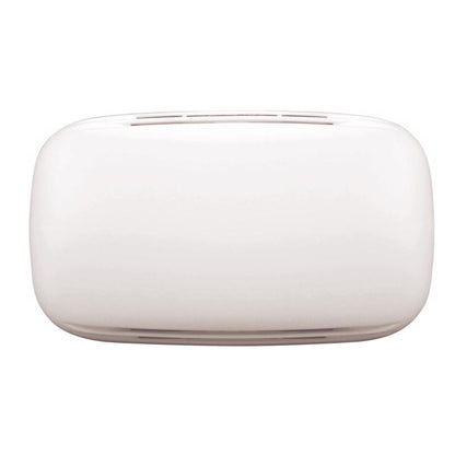 Emery Jensen wired doorbell chime in contemporary white with a sleek wall-mounted design for home entry alert.