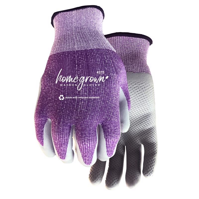 Emery Jensen women's dipped gloves in Karma S style, featuring vibrant dipped color and comfortable fit for cold weather.