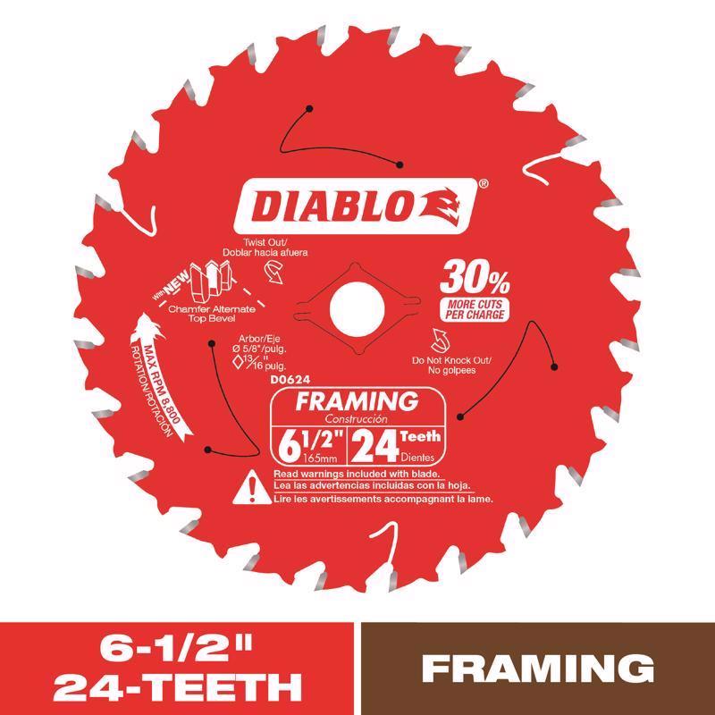 DIAB BLD 6-1/2"X24T BULK - Pack of 10