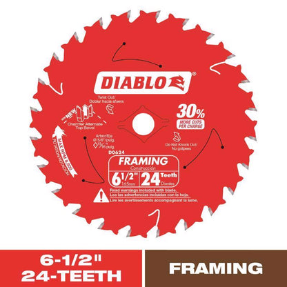 DIAB BLD 6-1/2"X24T BULK - Pack of 10