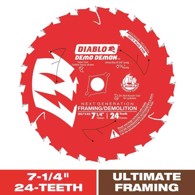 DIAB DD 7-1/4"X24T BULK - Pack of 10