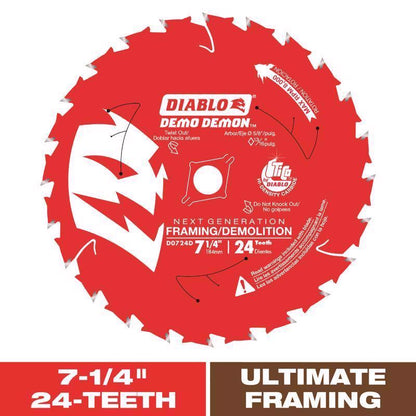 DIAB DD 7-1/4"X24T BULK - Pack of 10