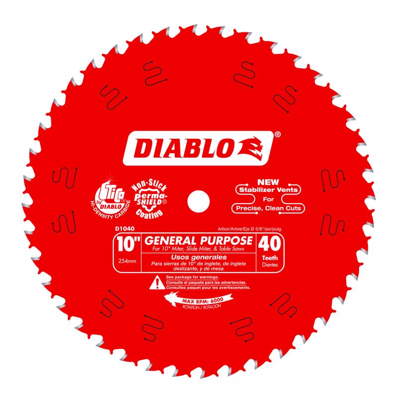 DIAB SAW BLD 10"X40T