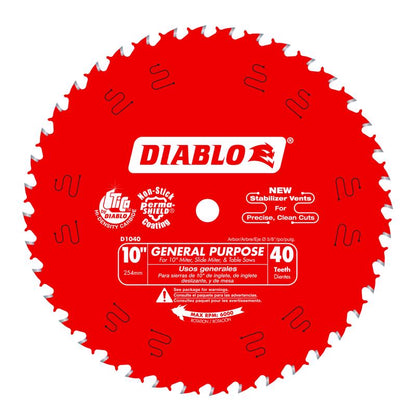 DIAB SAW BLD 10"X40T