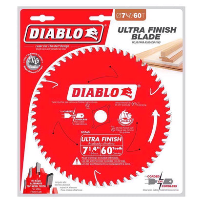 DIAB SAW BLD 7-1/4"X60T - Pack of 10