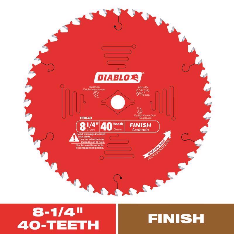 DIAB SAW BLD 8-1/4"X40T