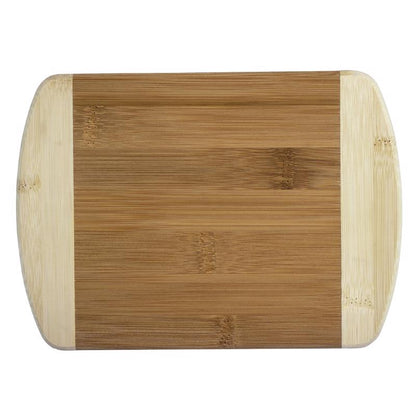 Emery Jensen wood cutting board measuring 5.75x8 inches, ideal for food prep and kitchen use.