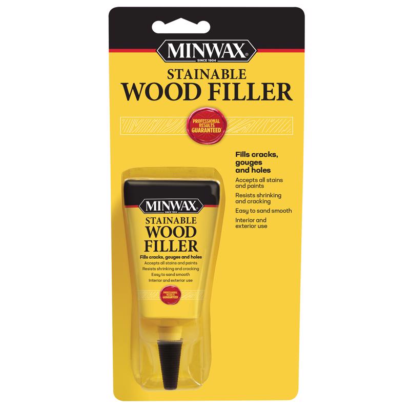 Emery Jensen Fillr Wood Filler 1oz container, beige color, for repairing and filling wood surfaces.