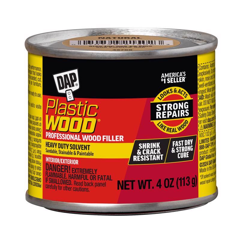 Emery Jensen plastic wood filler 4oz, pack of 12, ready to repair and fill wood cracks and holes with durable, easy-to-use filler