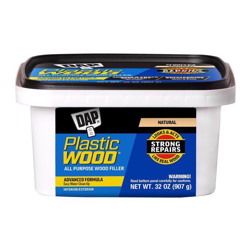 Emery Jensen wood filler WD FLR NTRL 32oz, pack of 4, natural-colored wood repair filler for furniture and projects