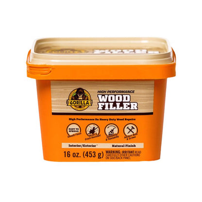 WOOD FILLER NATURAL 16OZ - Pack of 6