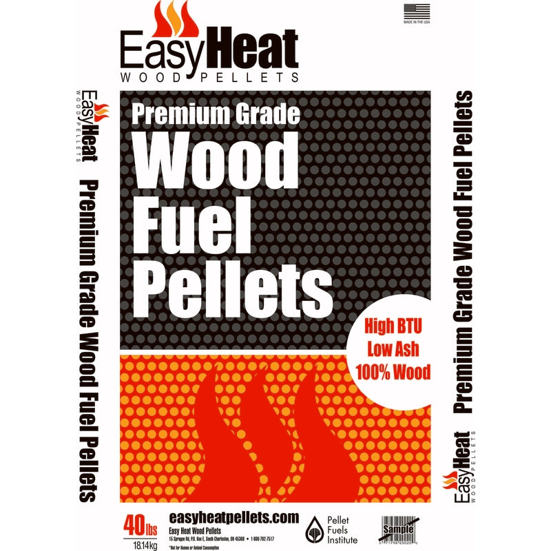 WOOD PELLET FUEL 40LB - Pack of 50