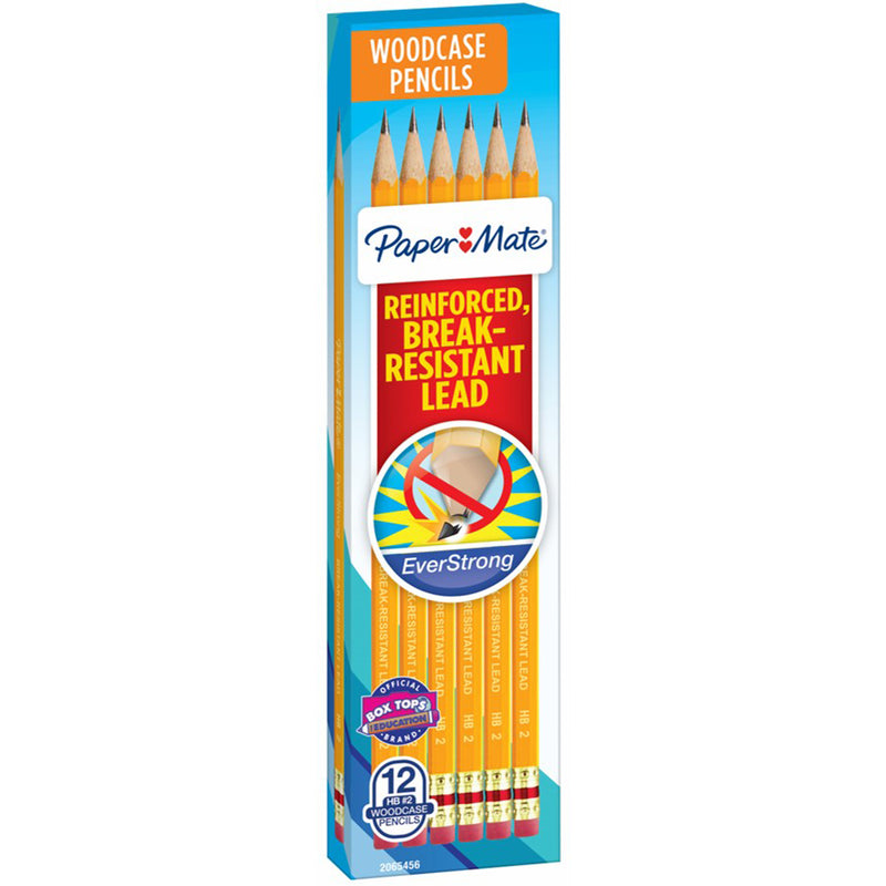 WOODCASE PENCILS 12PK - Pack of 6