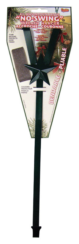 WREATH HANGER STEEL GRN - Pack of 12